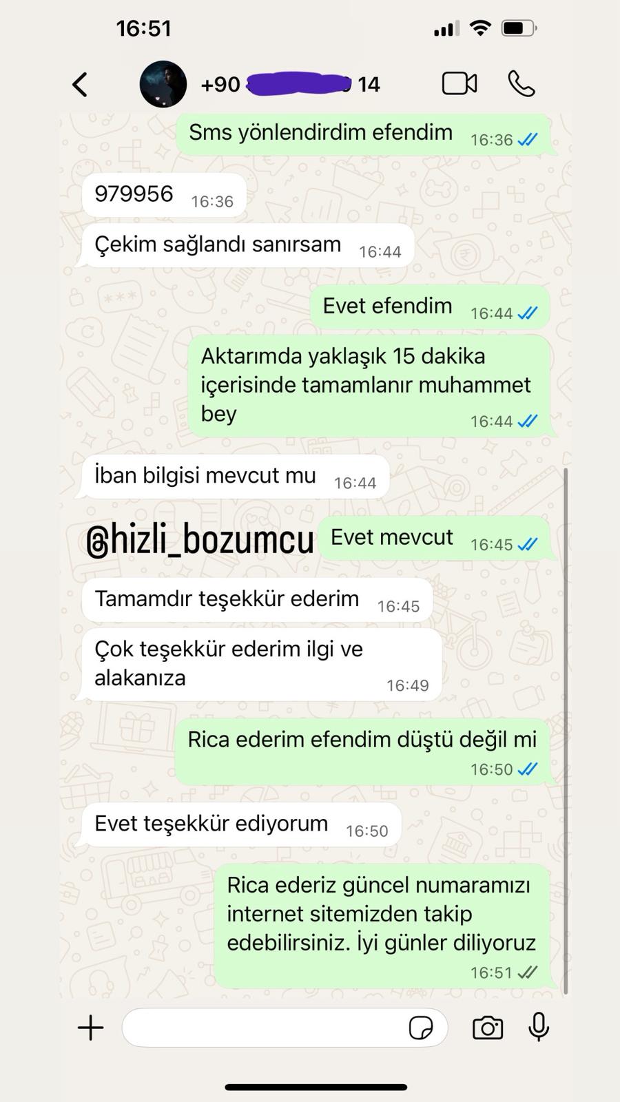 Müşteri referansı - Hızlı